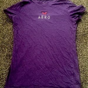 Aeropastle, purple, medium, t shirt